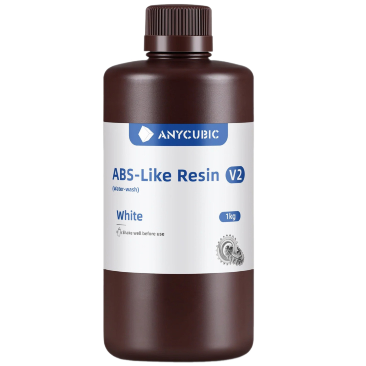 Смола фотополімерна Anycubic ABS-Like Resin V2, 1кг, біла