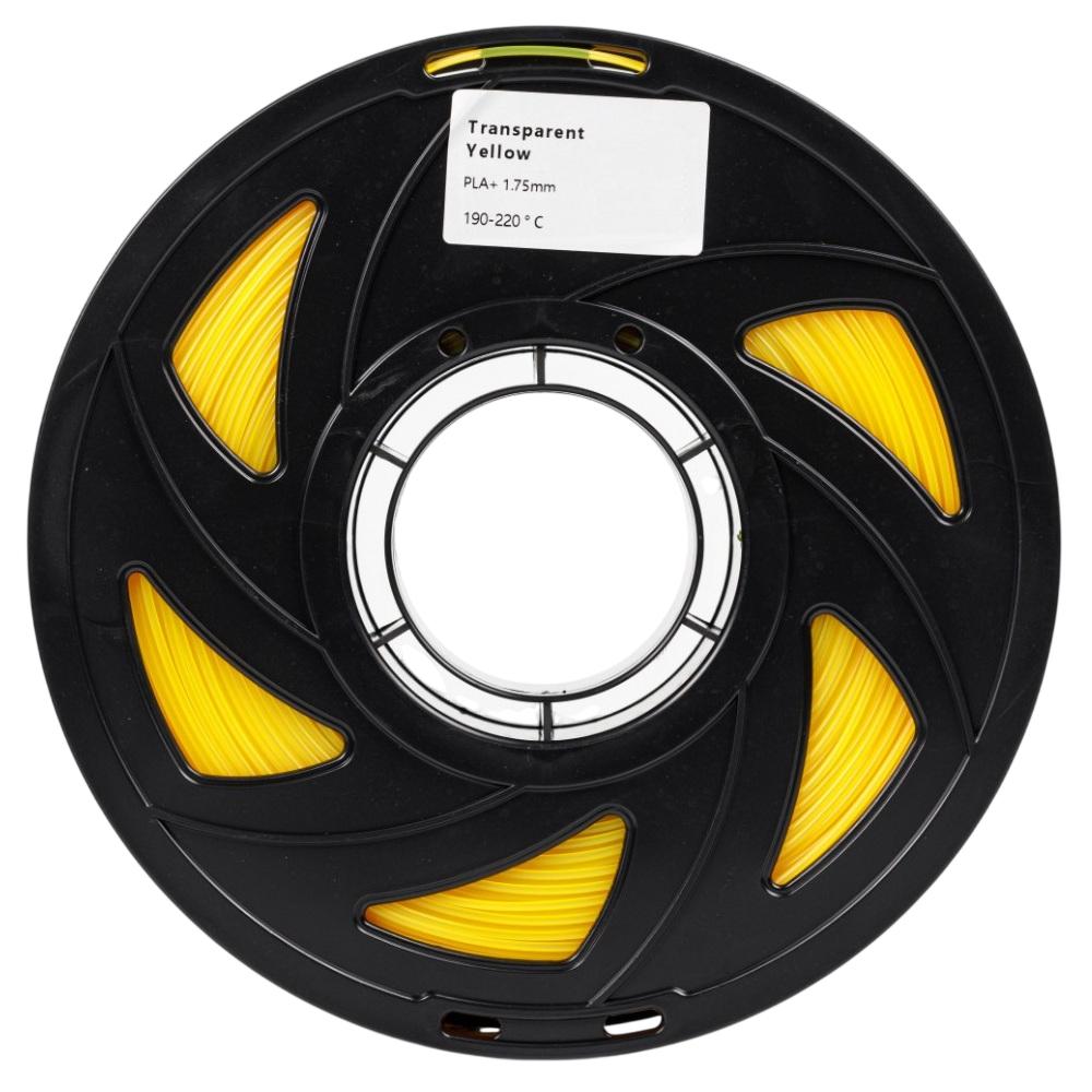 Філамент UA3D PLA+ Transparent Yellow, 1.75мм, 1кг, прозоро-жовтий