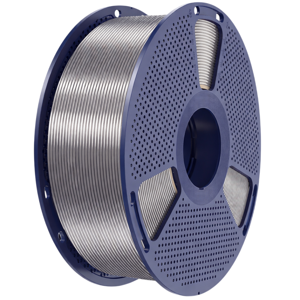 Філамент Sunlu Silk PLA+ Grey, 1.75мм, 1кг, сірий