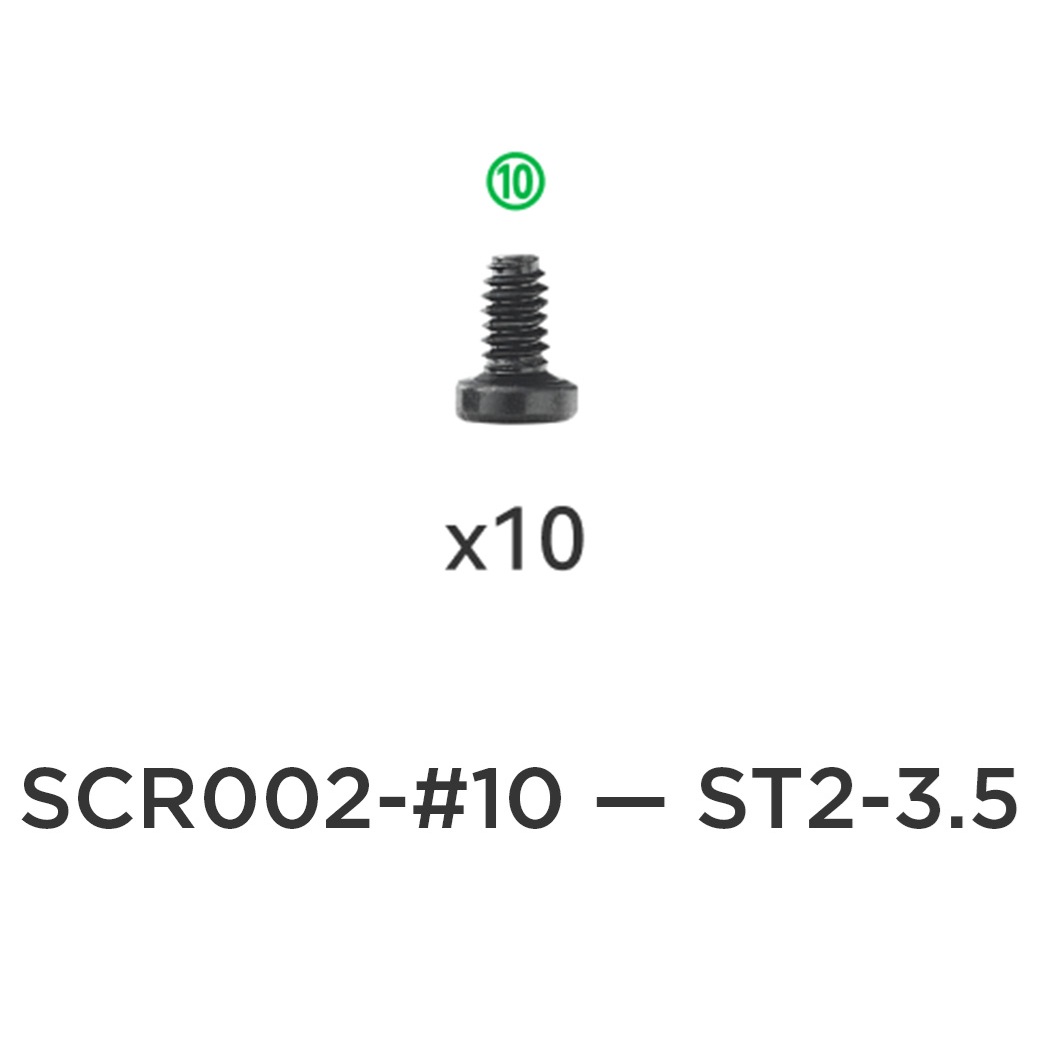 Набір гвинтів Bambu Lab X1/ P1 та AMS №10 ST2-3.5, (оригінал, SCR002-10)