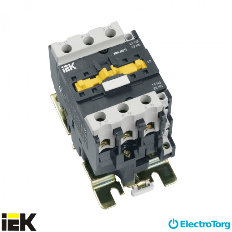 Контактор КМИ-34012 40А 110В/АС3 1з+1р (НО+НЗ) ИЭК (IEK)