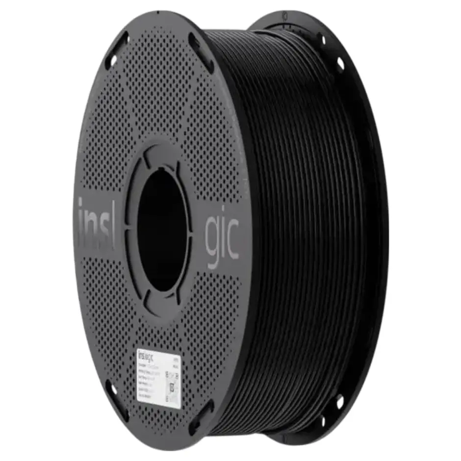 Філамент Inslogic ABS Black, 1.75мм, 1кг, чорний