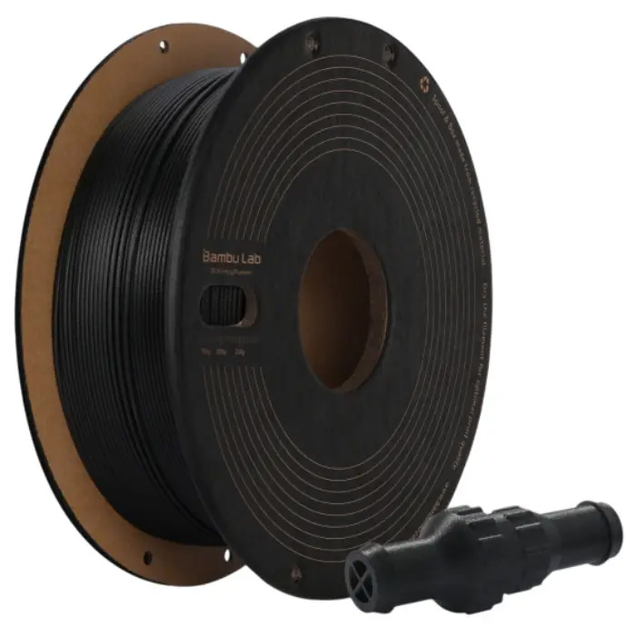Філамент Bambu Lab PPS-CF Black, 0.75кг, 248м, чорний