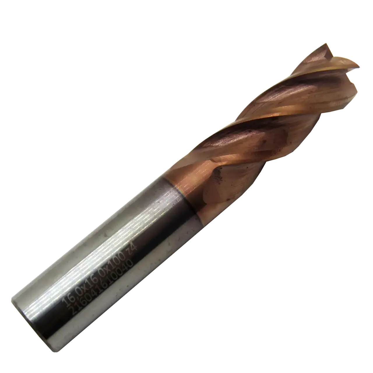 Фреза кінцева твердосплавна Ø16х45x16х100 Z-4 (HRC50) TiS