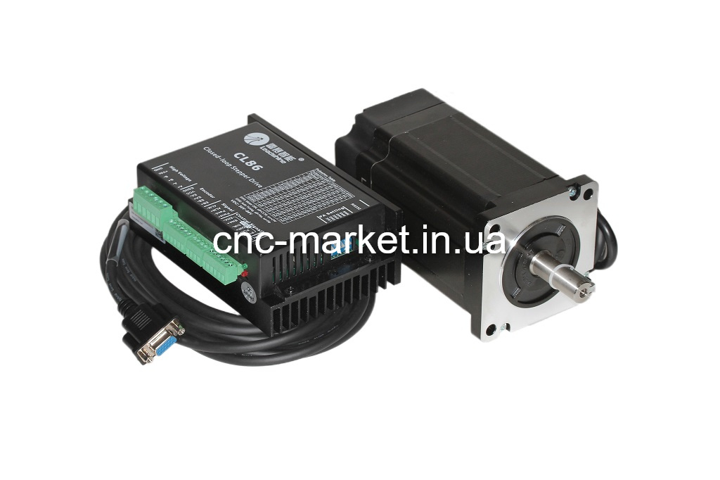 Драйвер CL86 (Оригинал Leadshine) с шаговым двигателем 86CME120 12Нм