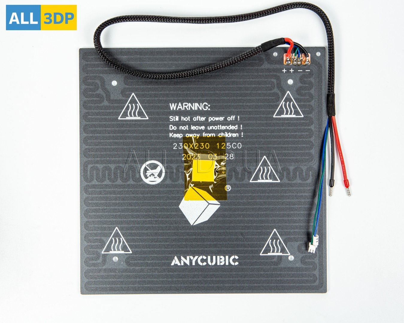 Друкована платформа з підігрівом для 3D принтера Anycubic Kobra / Go / Neo
