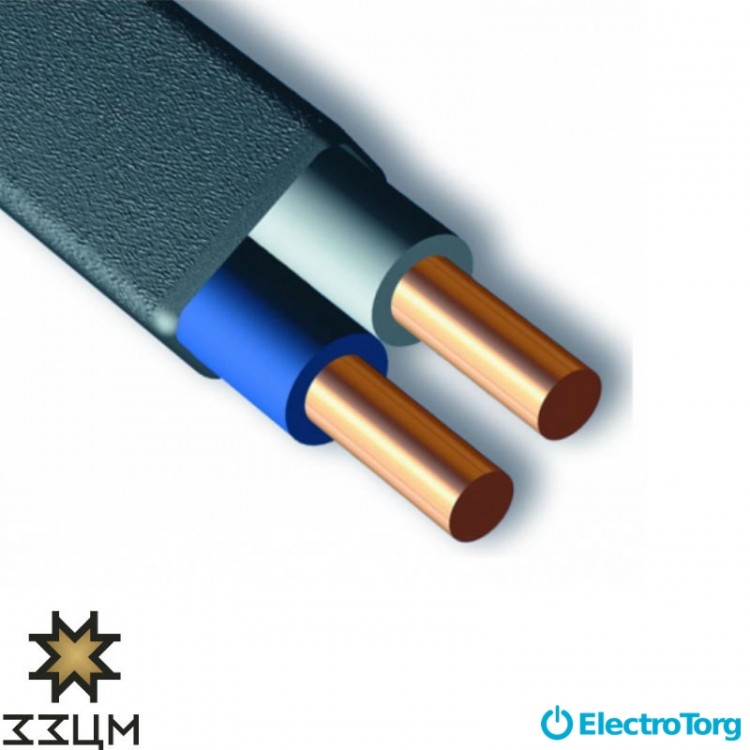 Провод ВВГ-П (0.66) 2х1,5 ЗЗЦМ Electro Cable Group (ECG)