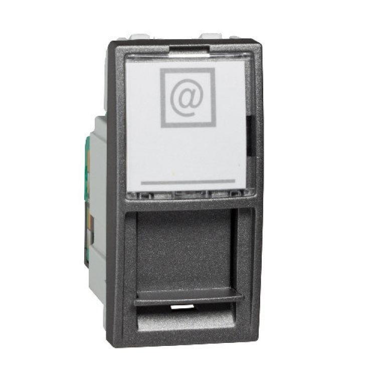 Розетка компьютерная 1M RJ45 (кат. 5Е) FTP Unica Schneider Electric (Шнейдер Электрик)