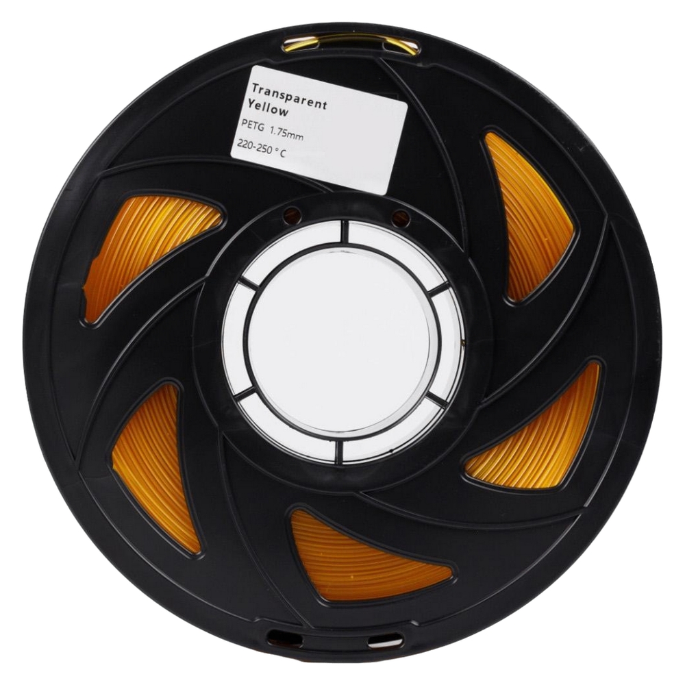 Філамент UA3D PETG Transparent Yellow, 1.75мм, 1кг, напівпрозорий жовтий