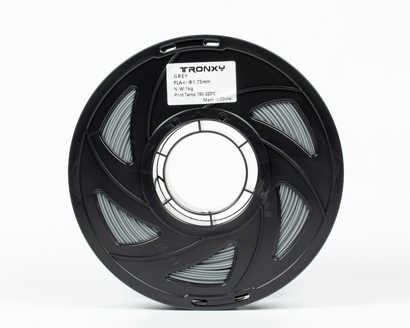 Сірий PLA (ПЛА) пластик філамент для 3D принтера 1кг, 1.75мм, 330м Tronxy Filament