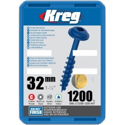 Саморізи Blue-Kote з головкою MAXI-LOC великий крок довжина 32мм 1200шт