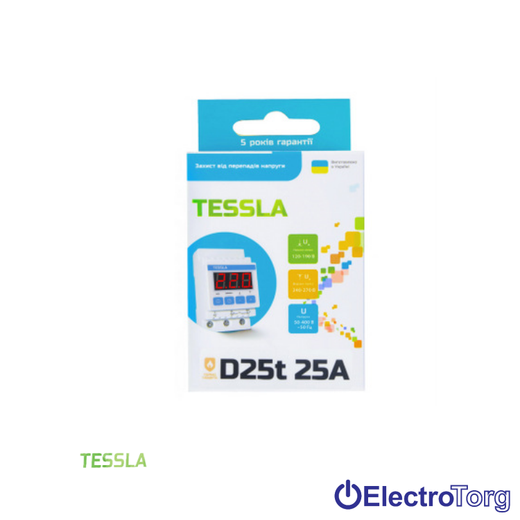 Реле напряжения D25t TESSLA