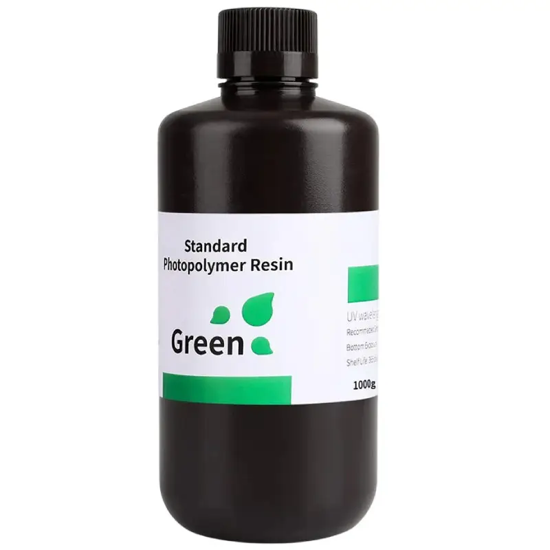Фотополімерна смола Elegoo Standard Resin Green, 1кг, зелена