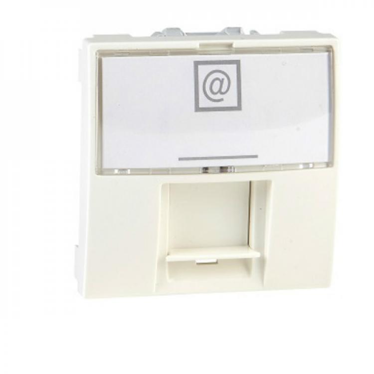 Розетка компьютерная RJ45 (кат. 6е) UTP 2-м Unica Schneider Electric (Шнейдер Электрик)