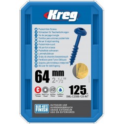 Саморізи Blue-Kote з головкою MAXI-LOC великий крок довжина 64мм 125шт