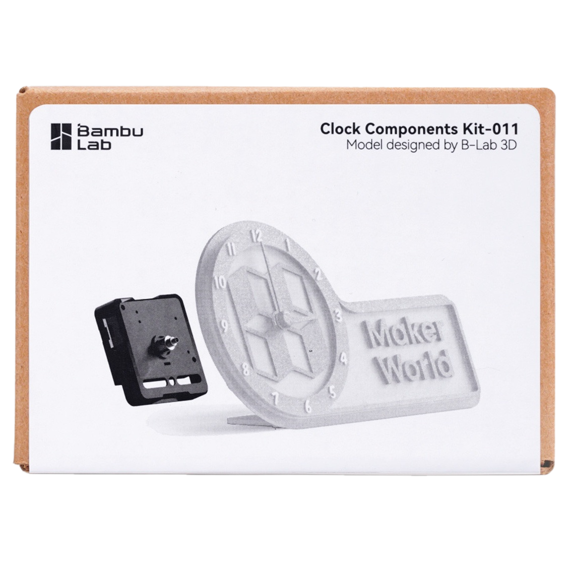 DIY комплект для друку та збірки – Годинниковий механізм Bambu Lab Clock Components Kit 011
