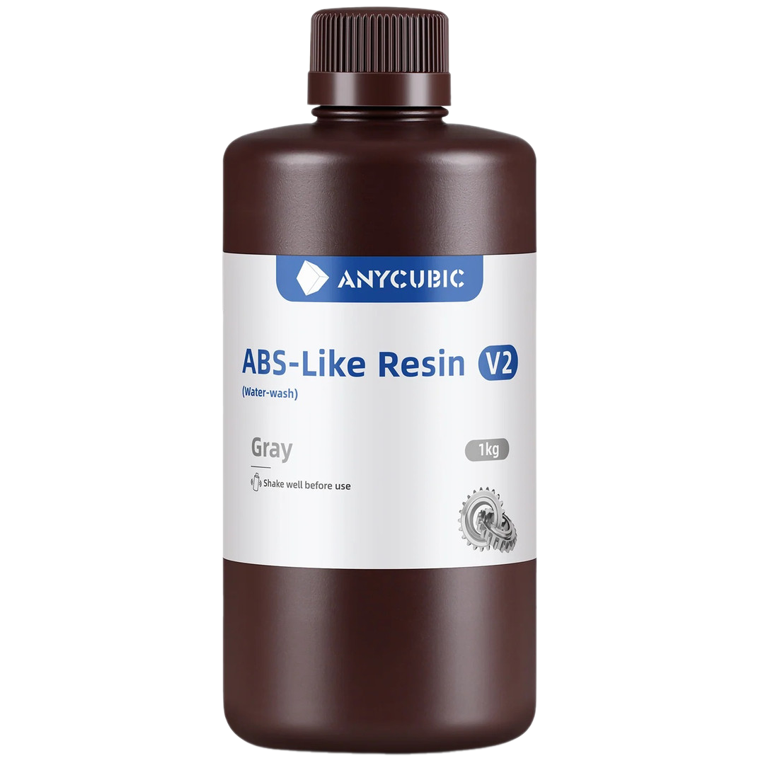 Смола фотополімерна Anycubic ABS-Like Resin V2, 1кг, cіра