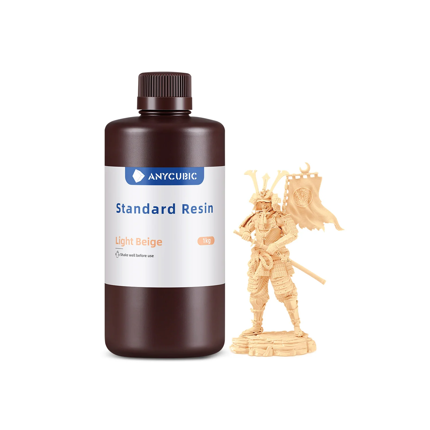 Тілесна Світло-бежева Базова смола Anycubic 1кг | Anycubic Basic Light beige - Skin resin 1kg