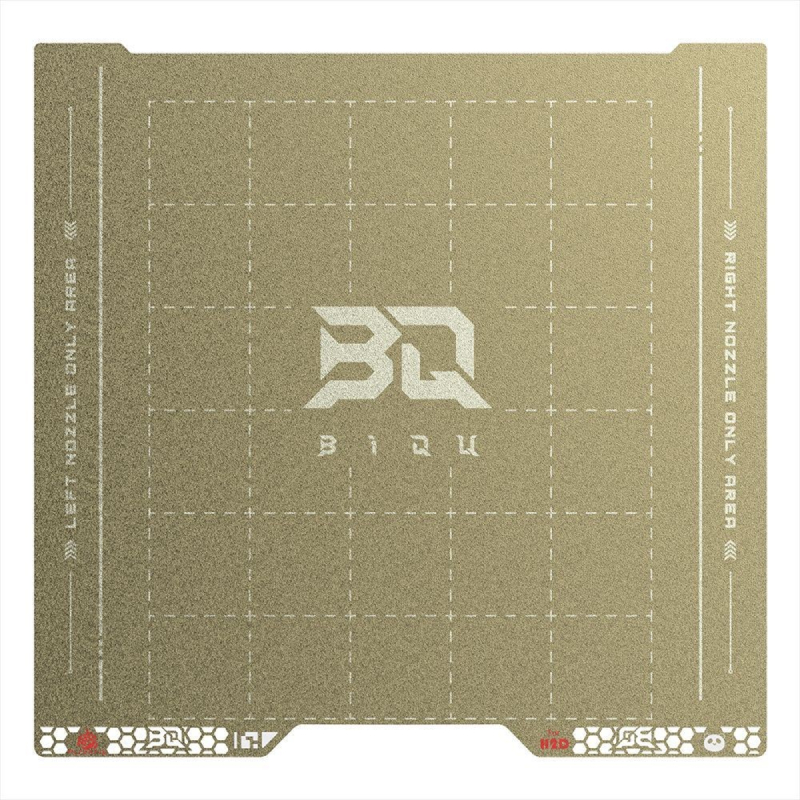 Пластина Biqu Pyrogrip Build Plate для Bambu Lab H2D/ H2S, двустороння текстурована PEI, 350*325мм, (3010200068)
