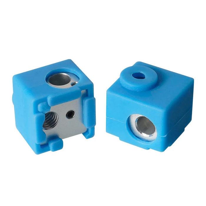 Шкарпетка хотенду E3D-V5 для Kingroon KP3/ KP3S/ KP5L/ KP7 термозахисна, силіконова, синя