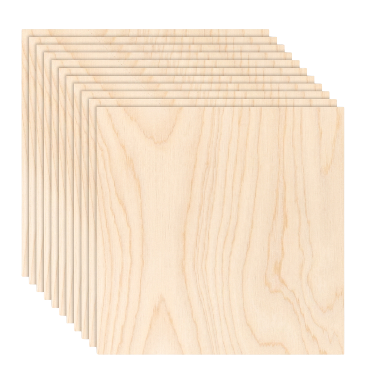 Фанера шліфована Bambu Lab Birch Plywood, з берези, 300*300*3мм, 18 шт.