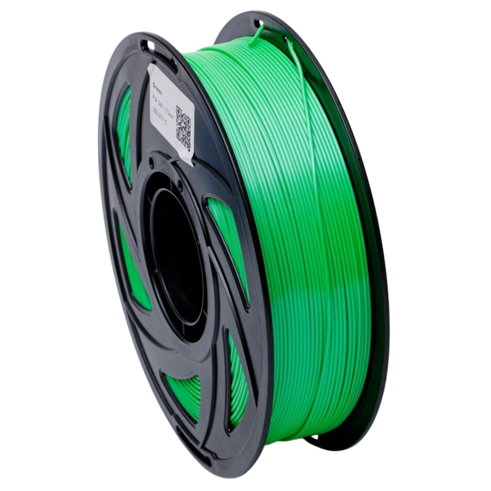 Філамент UA3D PLA Silk Green, 1.75мм, 1кг, зелений