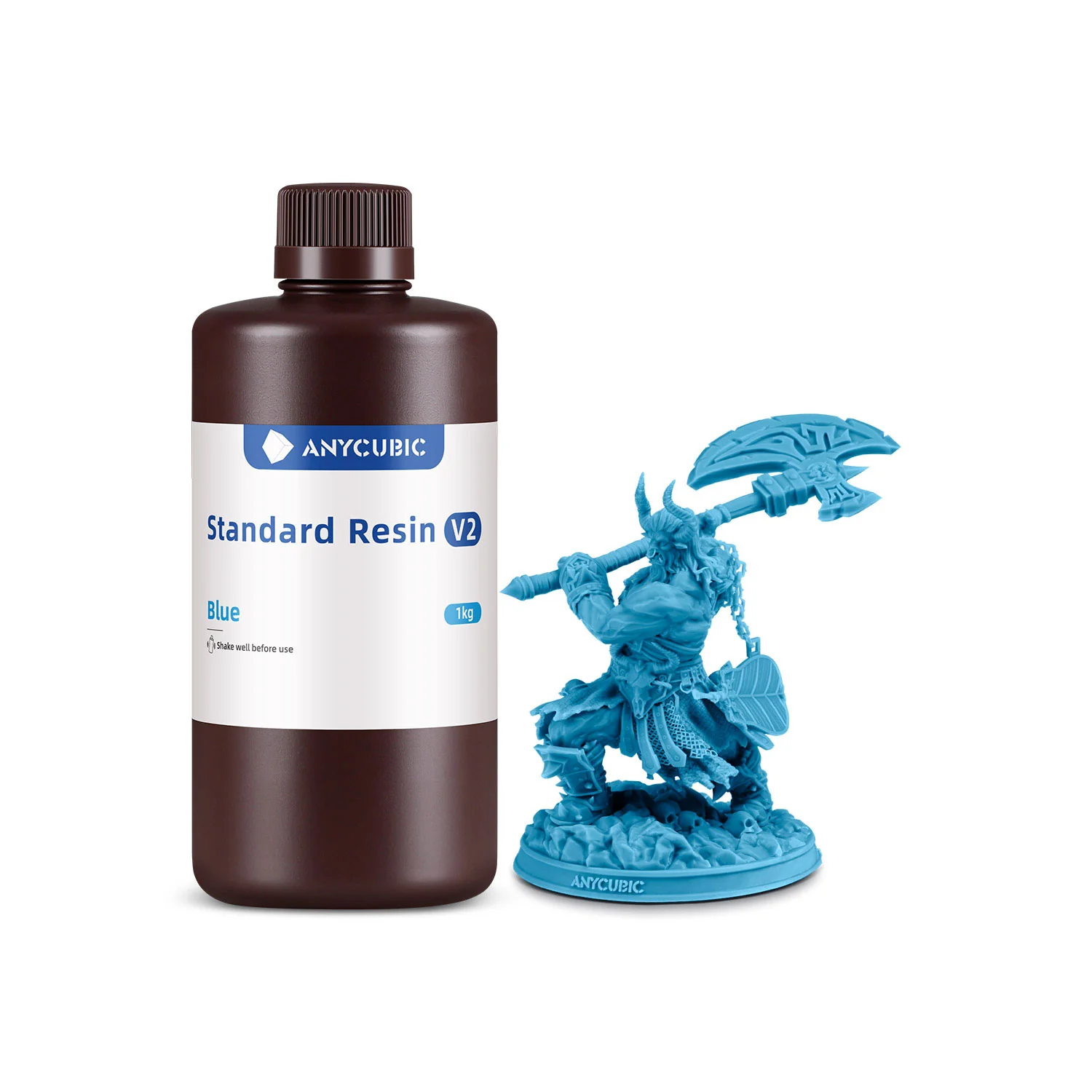 Фотополімерна смола Anycubic Standart V2 1кг Синій