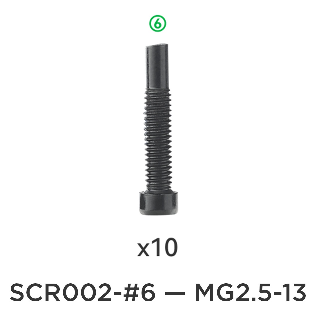 Набір гвинтів Bambu Lab X1/ P1 та AMS №6 MG2.5-13, (оригінал, SCR002-6)