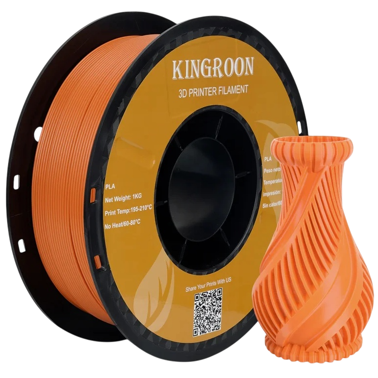 Філамент Kingroon PLA Basic Brown, 1.75мм, 1кг, коричневий