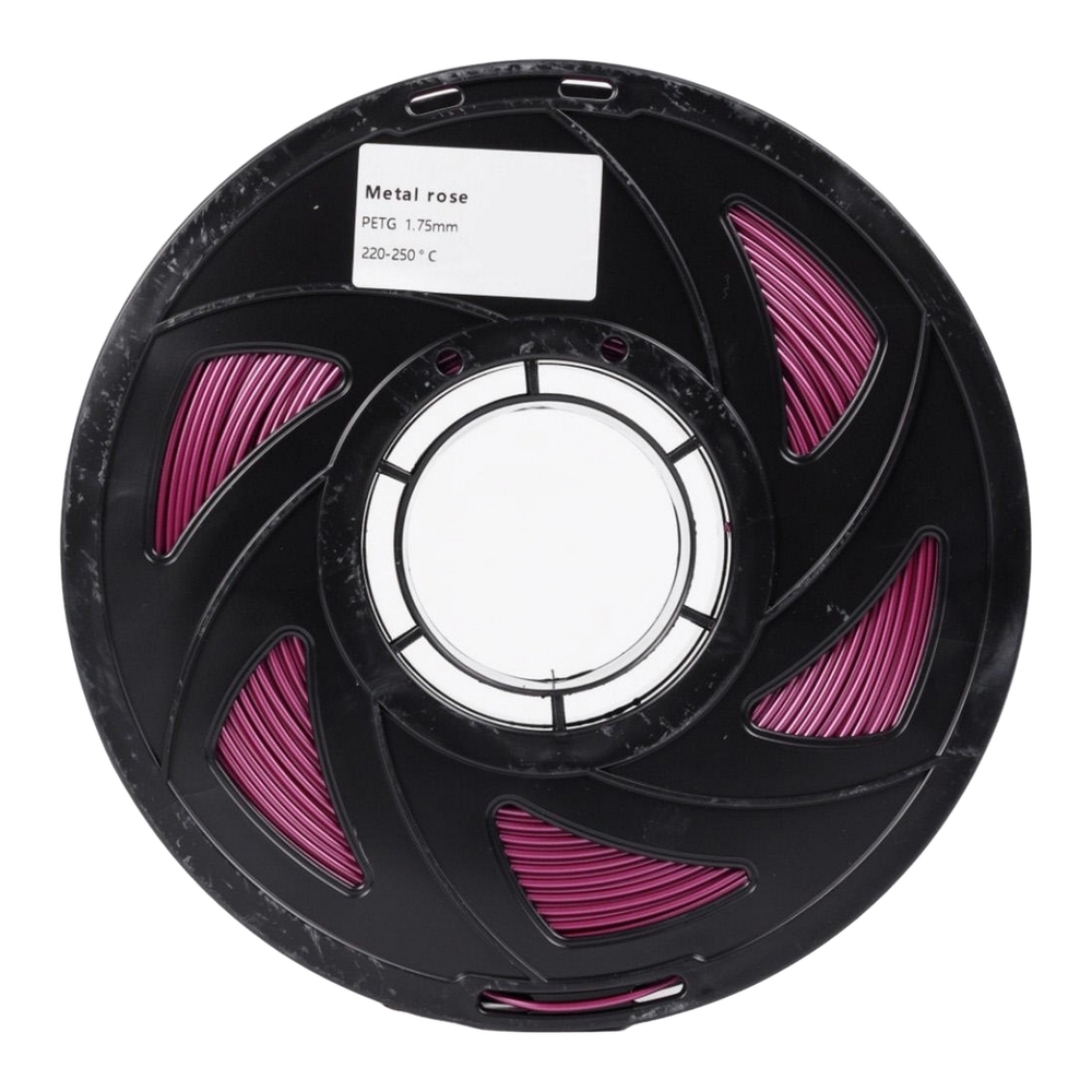 Філамент UA3D PETG Metal Rose, 1.75мм, 1кг, трояндовий металік