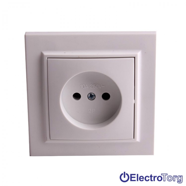 Розетка без заземления Right Hausen Kira HN-016071