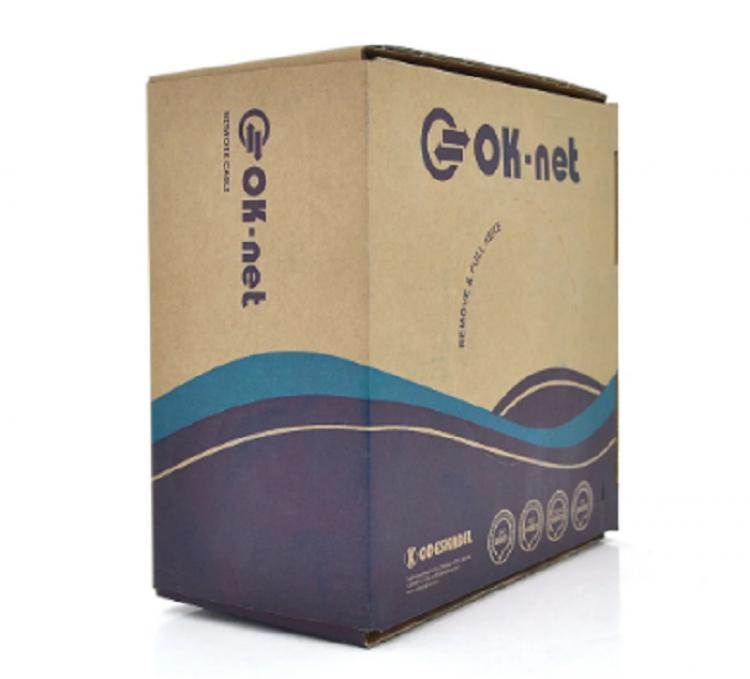 Кабель КПпВонг-HFO-ВПЭ (500) 4х2х0.56 (S/FTP-cat.6A LSOH), OK-net, CU, экран., для внутр. работ, Одескабель