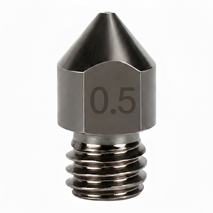 Сопло MK8 для Elegoo Neptune 3/ Creality Ender-3/ Anet A8(A6)/ Prusa i3, 0.5мм, загартована сталь