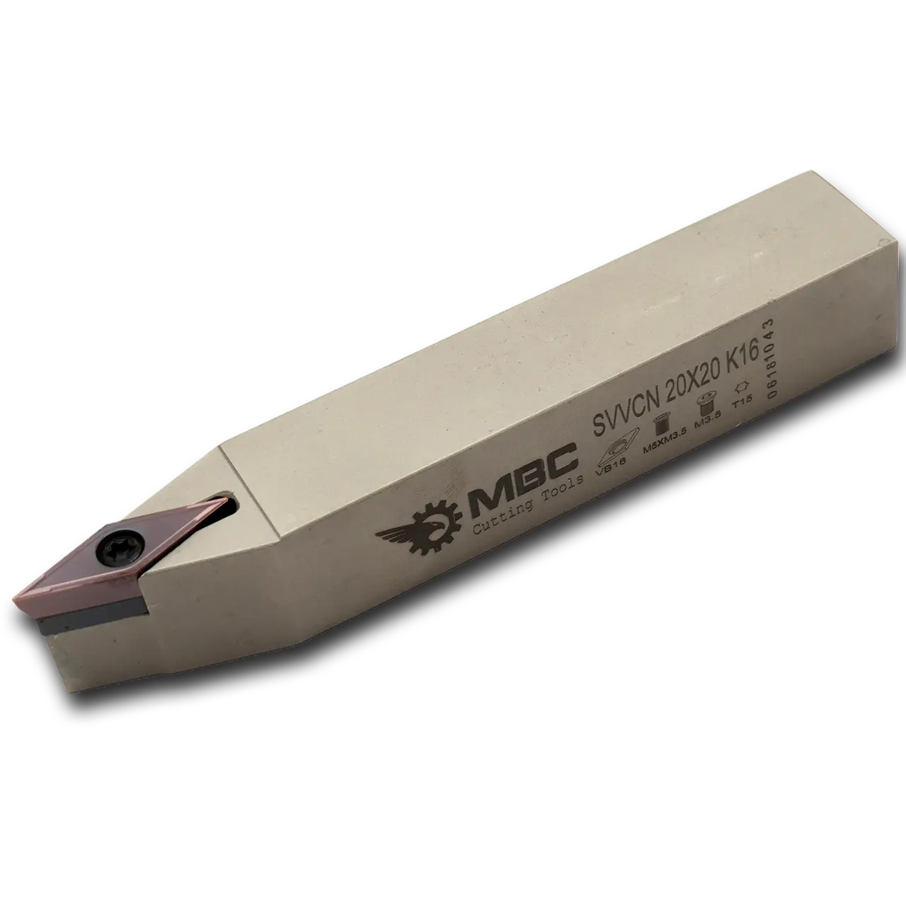 Державка токарна прохідна 20x20x125 SVVCN під пластину VC_1604 MBC