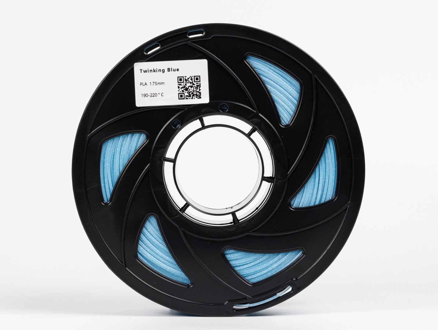 PLA Twinkling пластик Блискучий блакитний RAL 5007 Brilliant blue 1кг | 1.75мм | 330м