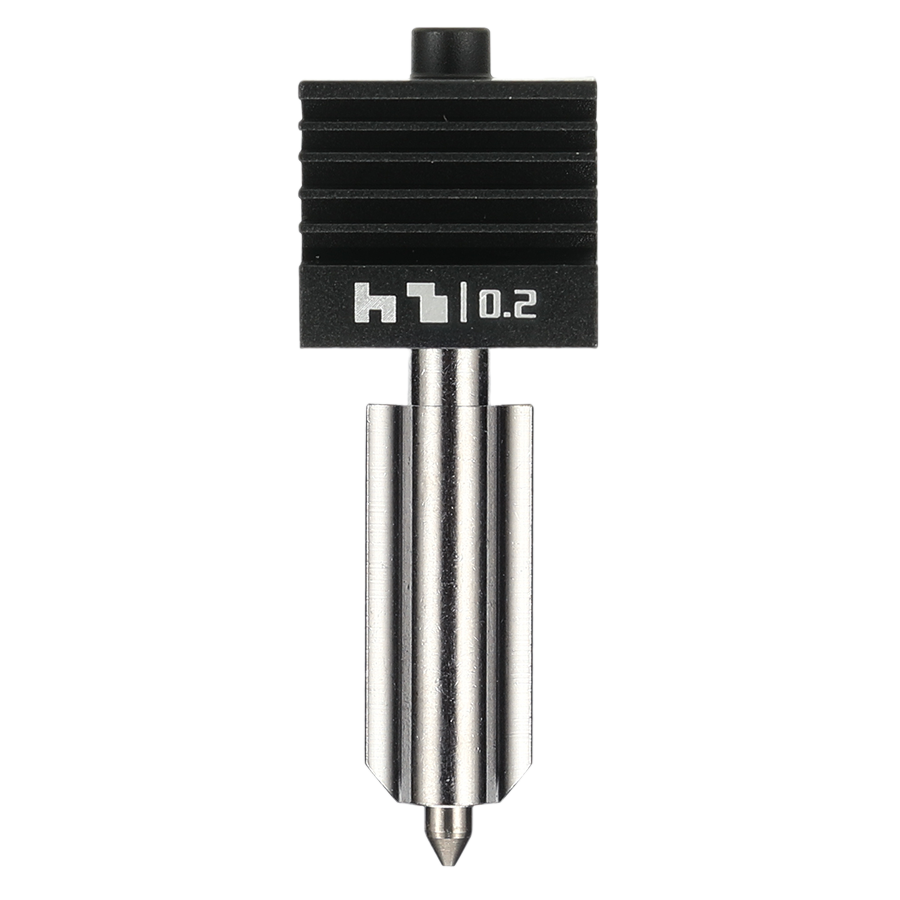 Хотенд Bambu Lab X2D/ P2S/ H2 Series, сопло 0.2мм, нержавіюча сталь, (оригінал, FAH059)
