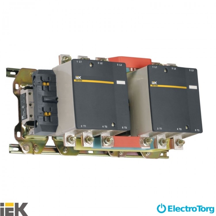 Контактор КТИ-64003 реверс 400А 220В/АС3 ИЭК(IEK)