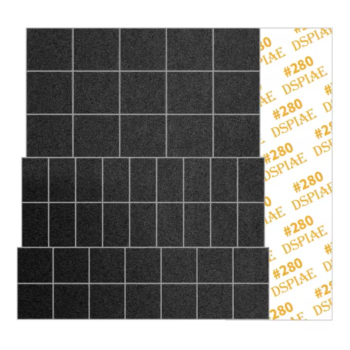 Шліфувальний папір DSPIAE MSP-ES02 #280, 70*80мм, (5шт.)