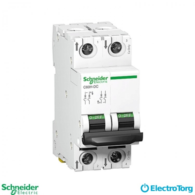 автоматический выключатель C120N 2P 100A C Schneider Electric