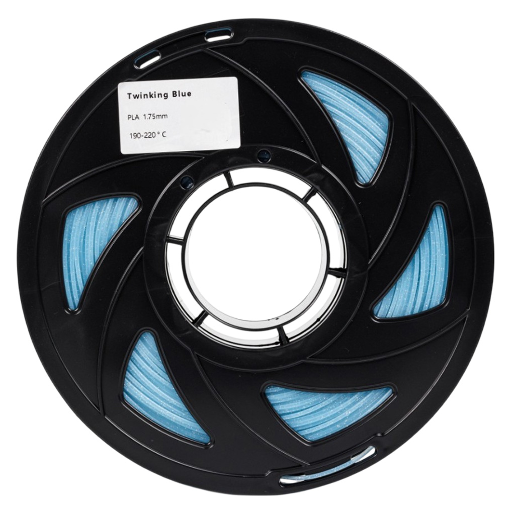 Філамент UA3D PLA Twinking Brilliant Blue, 1.75мм, 1кг, блискучий блакитний