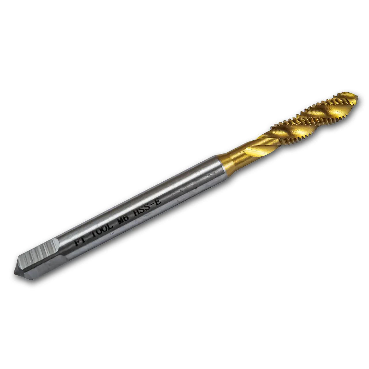Мітчик М6×1 HSS-Co TiN форма С для глухих отворів гвинтовий