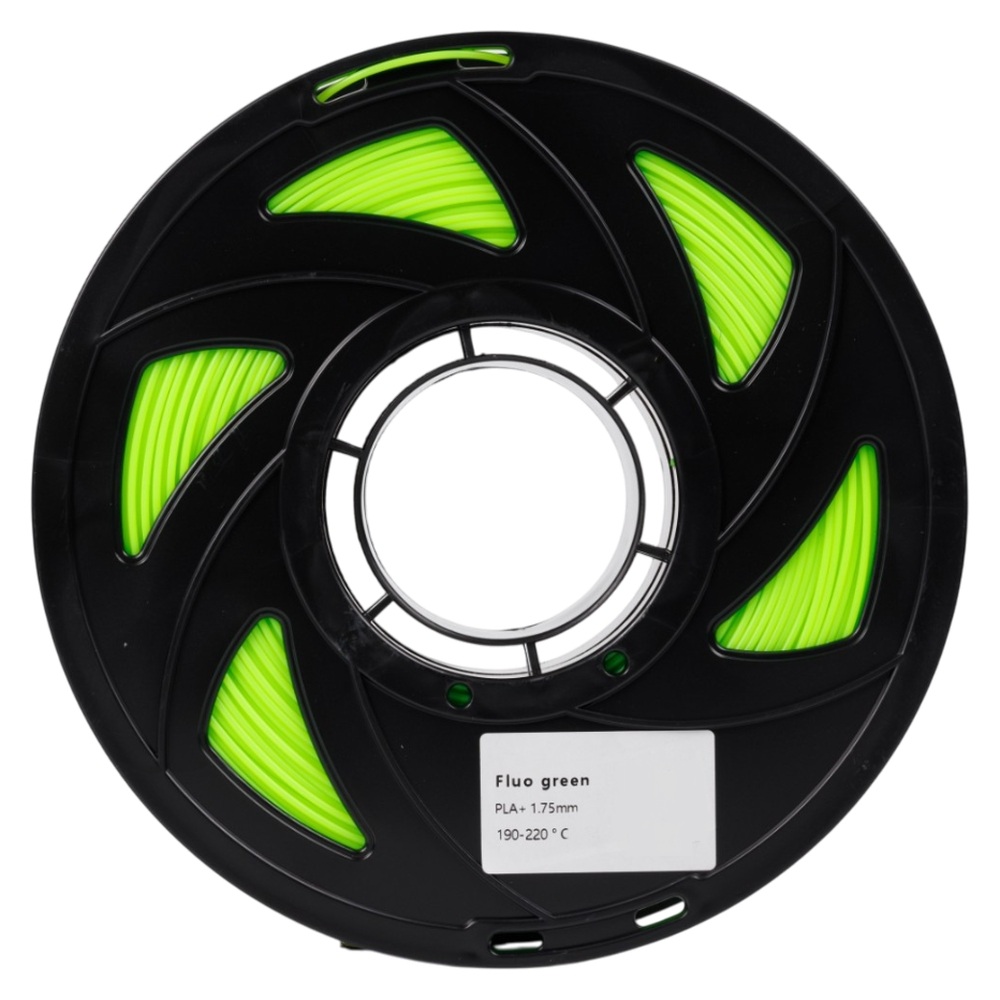 Філамент UA3D PLA+ Fluo Green, 1.75мм, 1кг, зелений флуоресцентний