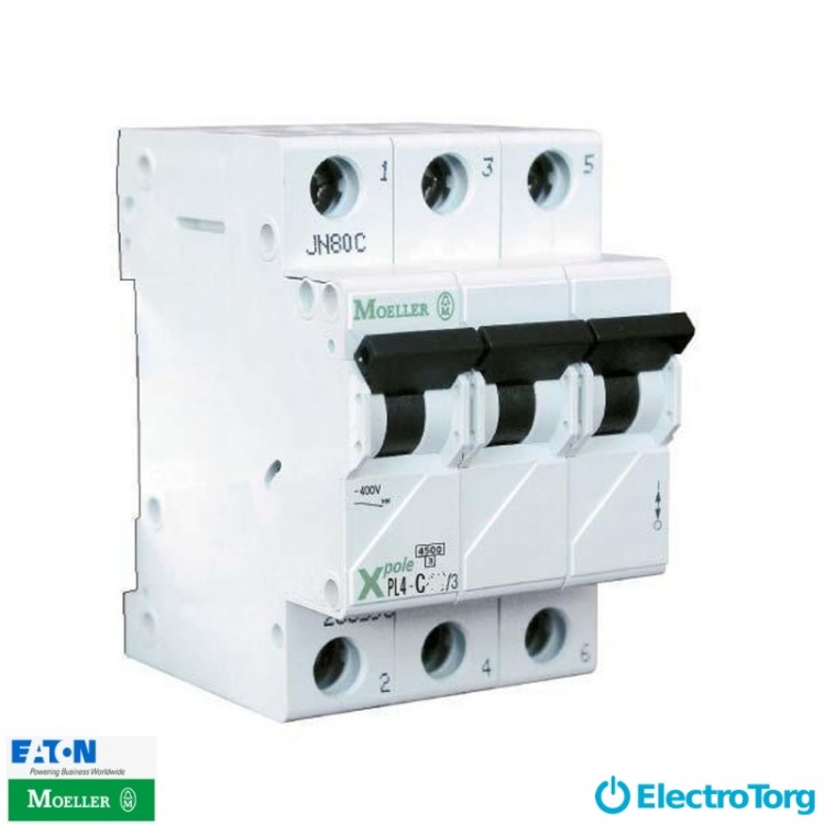 Автоматический выключатель Moeller Eaton HL4-C 25/3