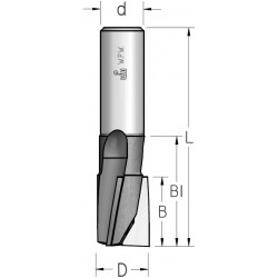 Фреза пазова аксіальна Up-Shear D16 В32 d16 Z3 US35161