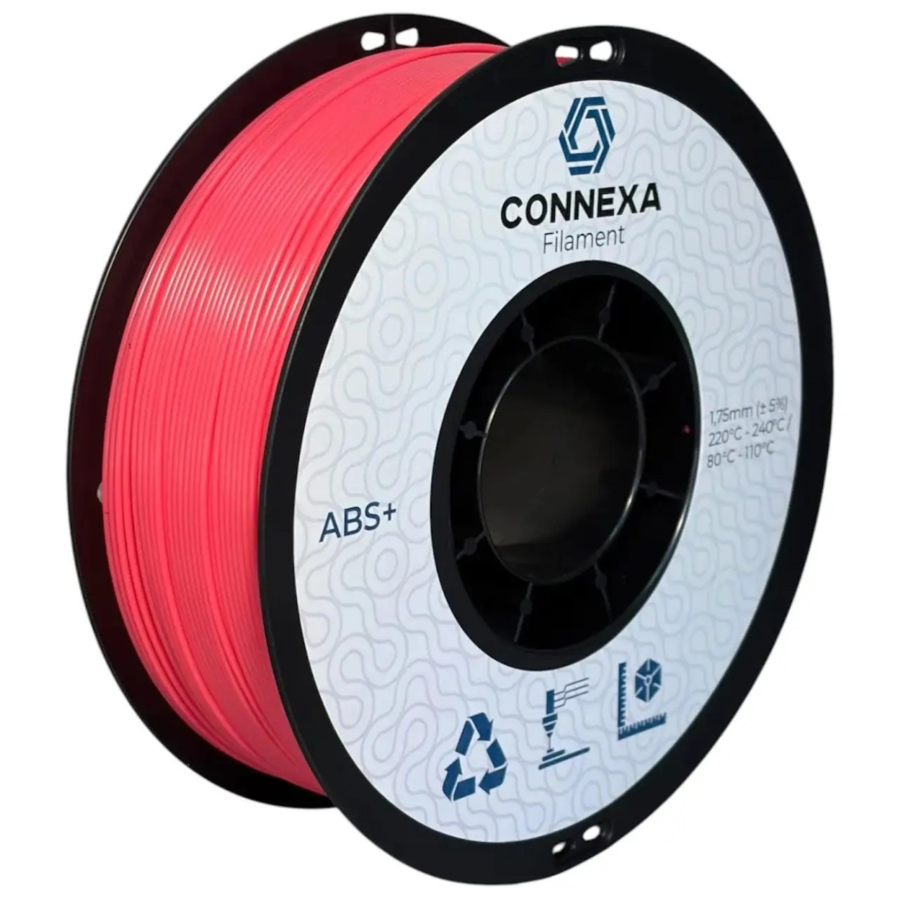 Філамент Connexa ABS+ Pink, 1.75мм, 1кг, рожевий