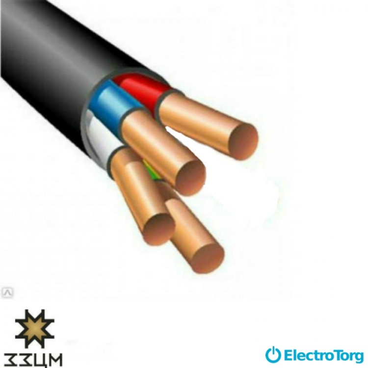 Кабель, провод ВВГнгд 3х35+1х16 (1 класс) ЗЗЦМ Electro Cable Group (ECG)