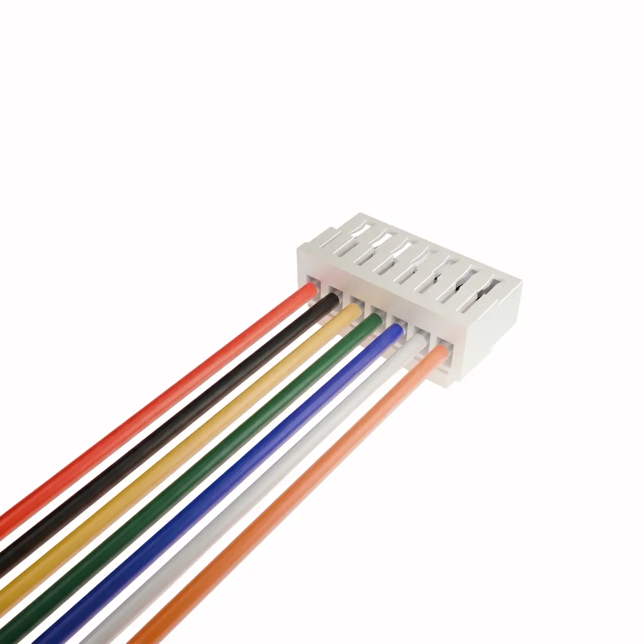 ПВХ кабель 28AWG 200мм із роз’ємом JST GH1.25 Female із защіпкою (фіксатором), 7P
