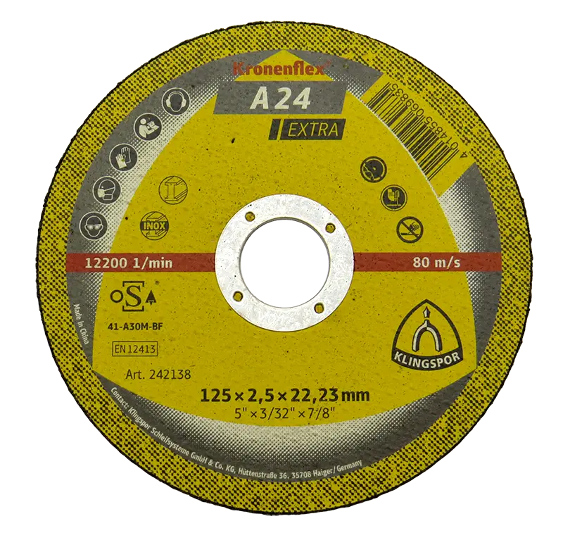 Круг відрізний Klingspor Kronenflex 125x2,5x22,23 А 24 EX GER EXTRA