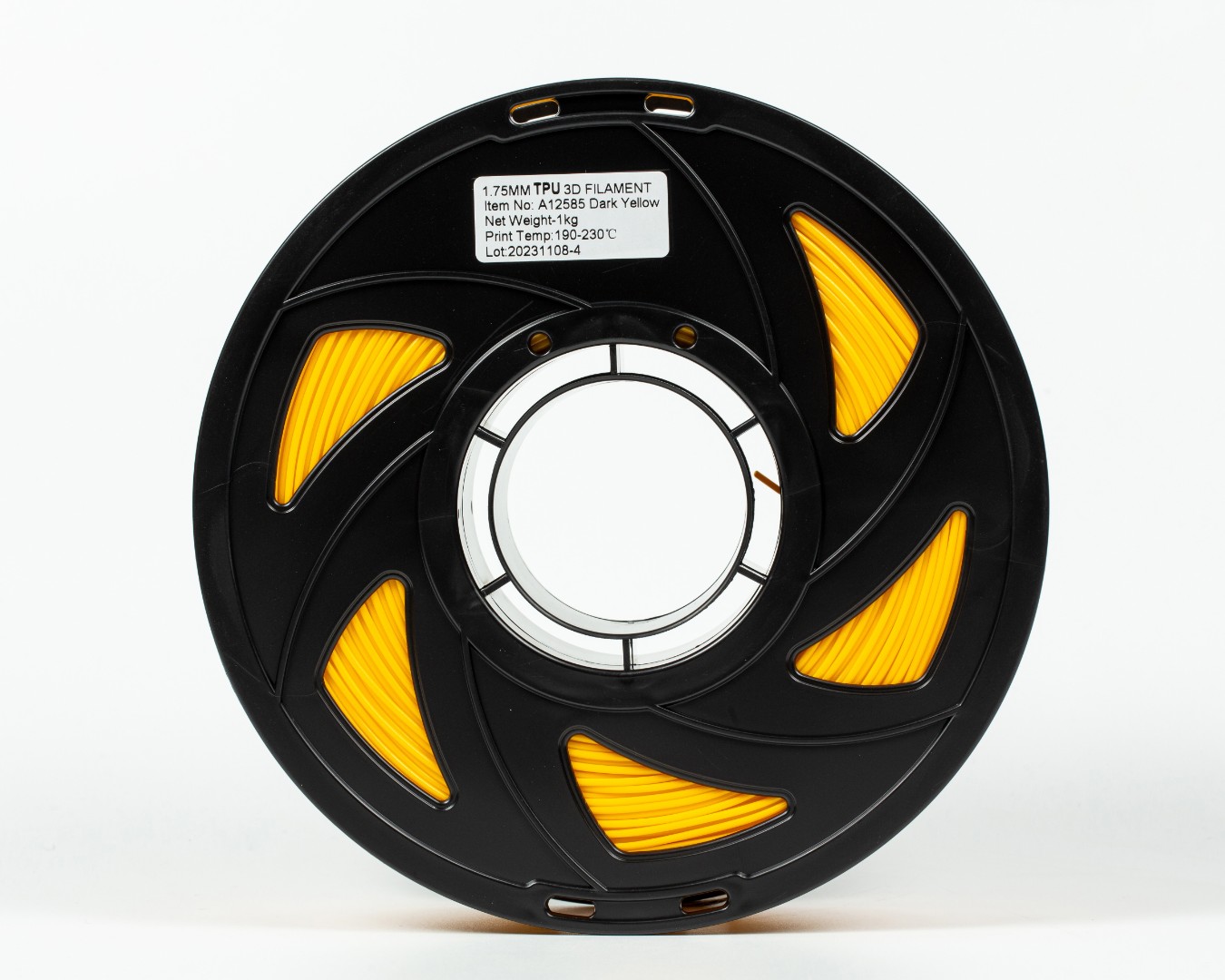 TPU Filament (пластик) для 3D принтера Темно-жовтий 1кг, 1.75мм