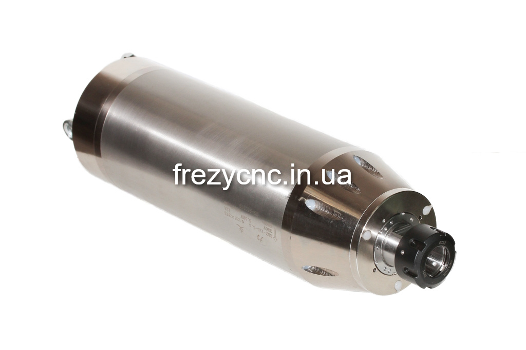Шпиндель по камню GDZ-125-5,5 с водяным охлаждением 5,5 кВт (380V) ER32 (18000)